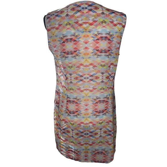 CAbi Avery Pastel Aztec Print Semi Sheer Tunic - Picture 4 of 13